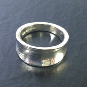 Sterling silver band ring