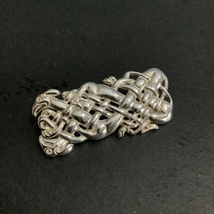 Sterling silver Celtic knot brooch