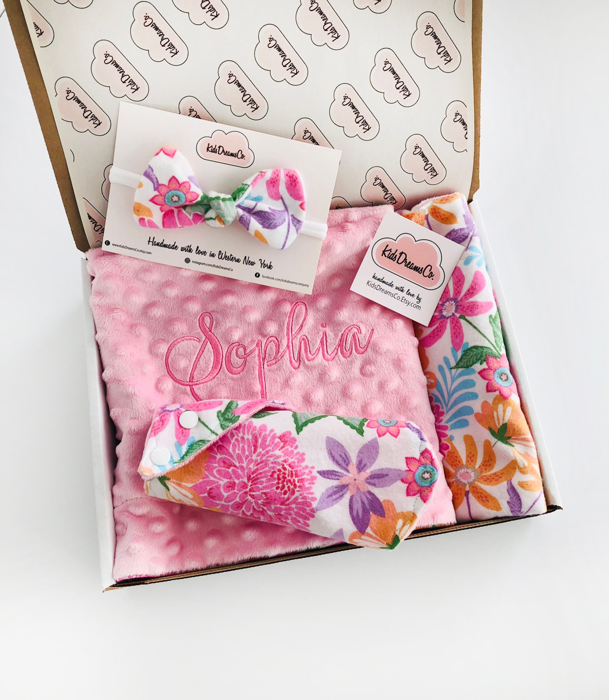 Baby Gift Box FLORAL Personalized Gift Baby Girl Etsy