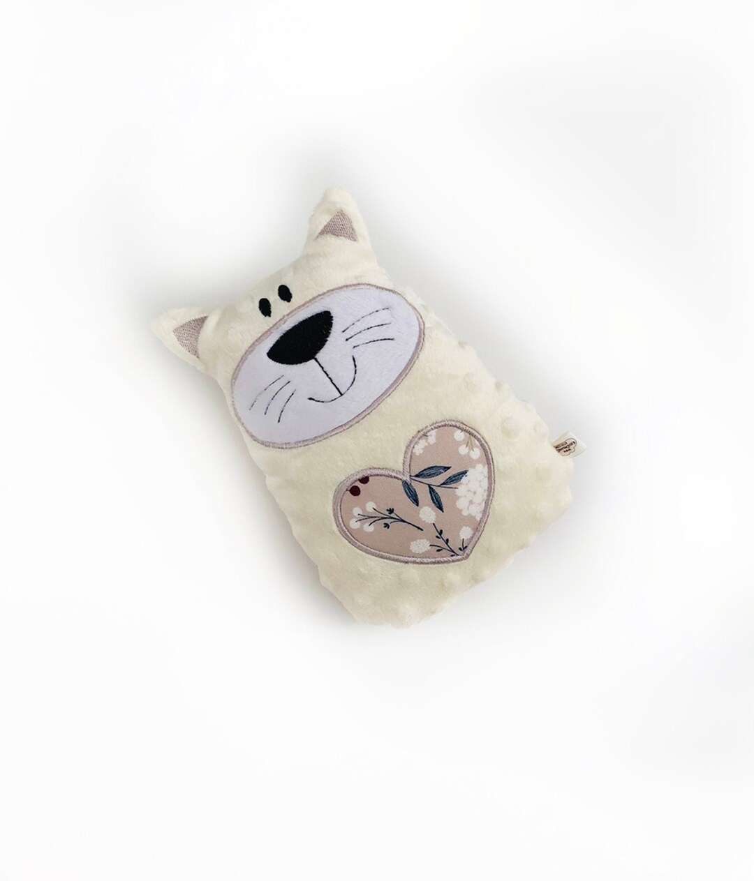 Ivory Minky Kitty Stuffed Cat Minky Cat Minky Security Toy Etsy