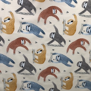 SLOTH blanket, Fun Sloth Baby blanket, Personalized, Baby Blanket with name, Taupe Minky, Gender Neutral, Baby Shower Gift