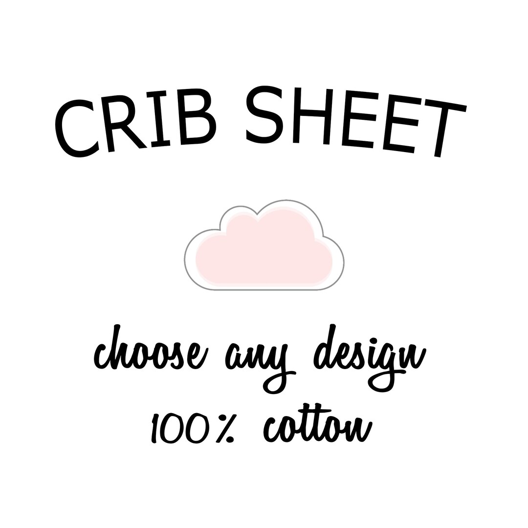 Create Your Own Crib Sheet Handmade Baby Crib Sheet Crib Etsy