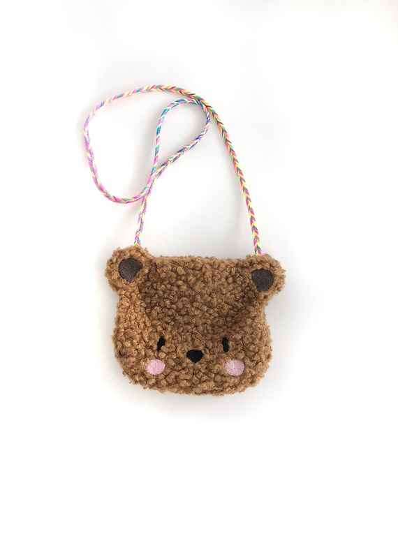 Teddy Bear Crossbody Bag for Little Girl, Mini Bear Purse, Play -   Canada