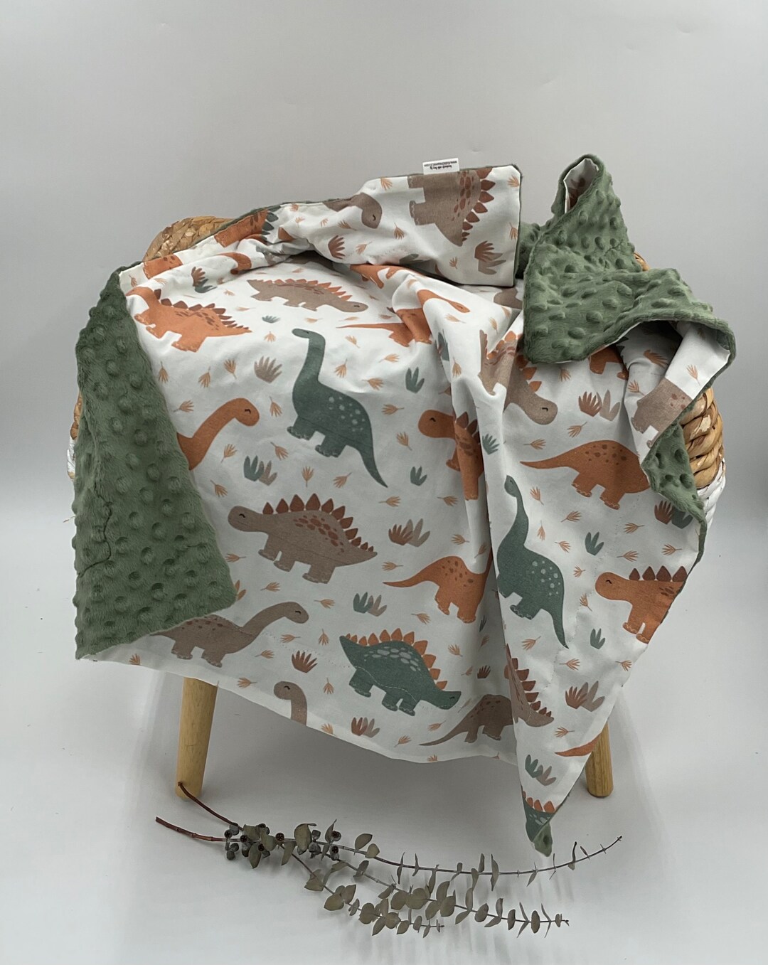 New Born Baby Romper Blanket With Hood In Beautiful Dinosaur Printed  Design