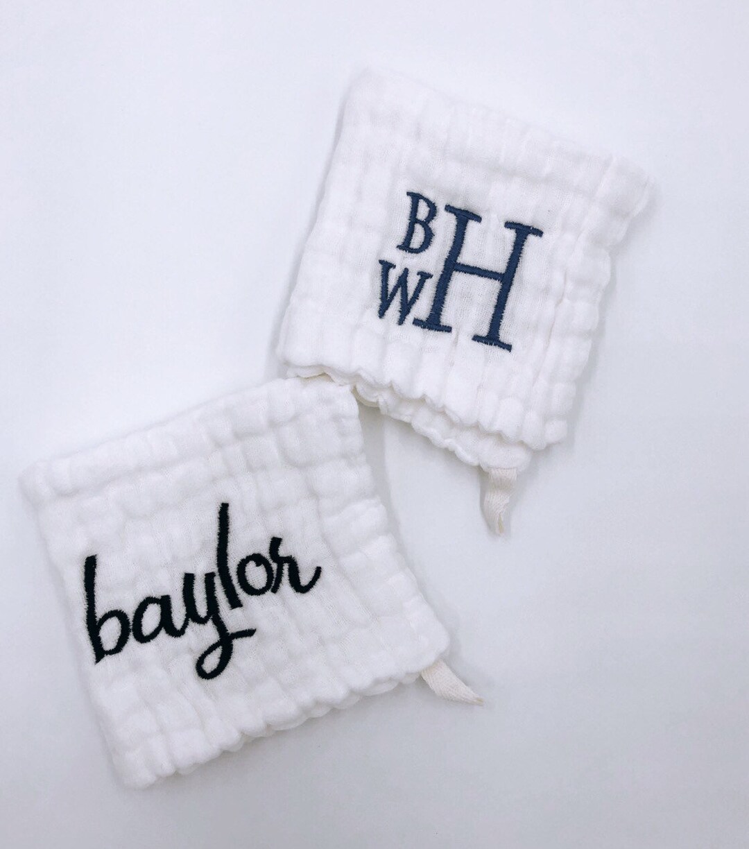 Gauze Washcloth, Personalized Wash Cloth, Kids Wash Cloth, Embroidered Washcloth, Washcloth
