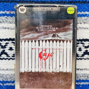 CUJO Stephen King VHS 1984 Warner Home Video Big Box Clamshell Horror Ex Rental