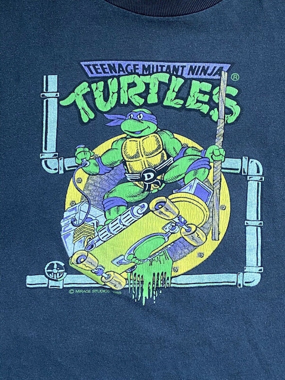 Authentic Teenage Mutant Ninja Turtles TMNT Costume Adult T-shirt Tee  Donatello