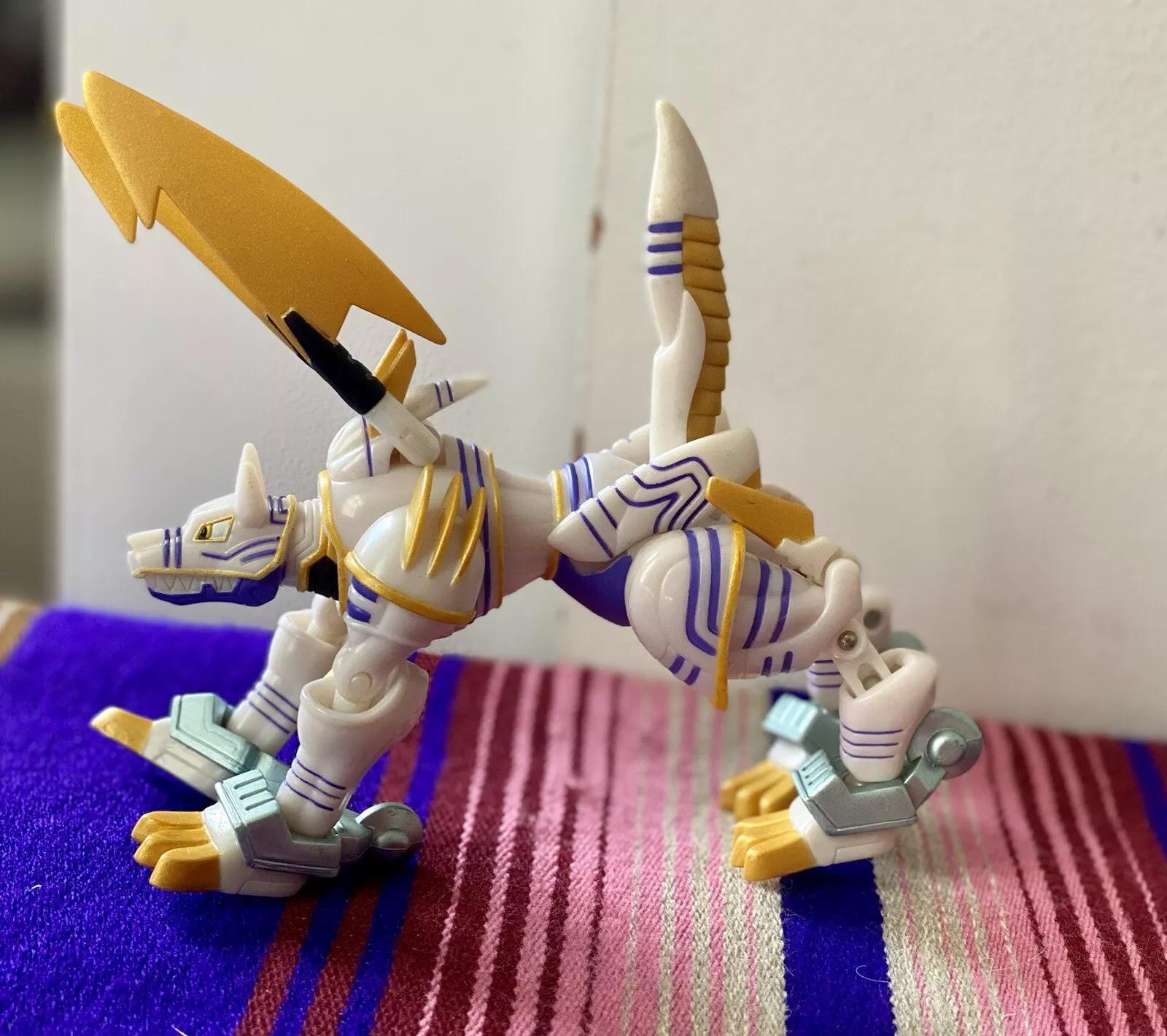 Figurine Bandai Digimon MetalGreymon Mini Figure vintage Digital Monsters 2000
