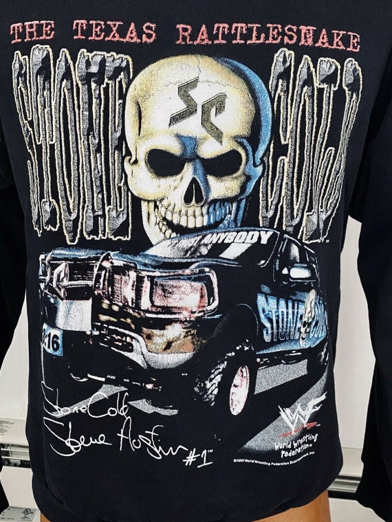 1999 WWF Stone Cold Steve Austin TEXAS RATTLESNAKE Sweatshirt