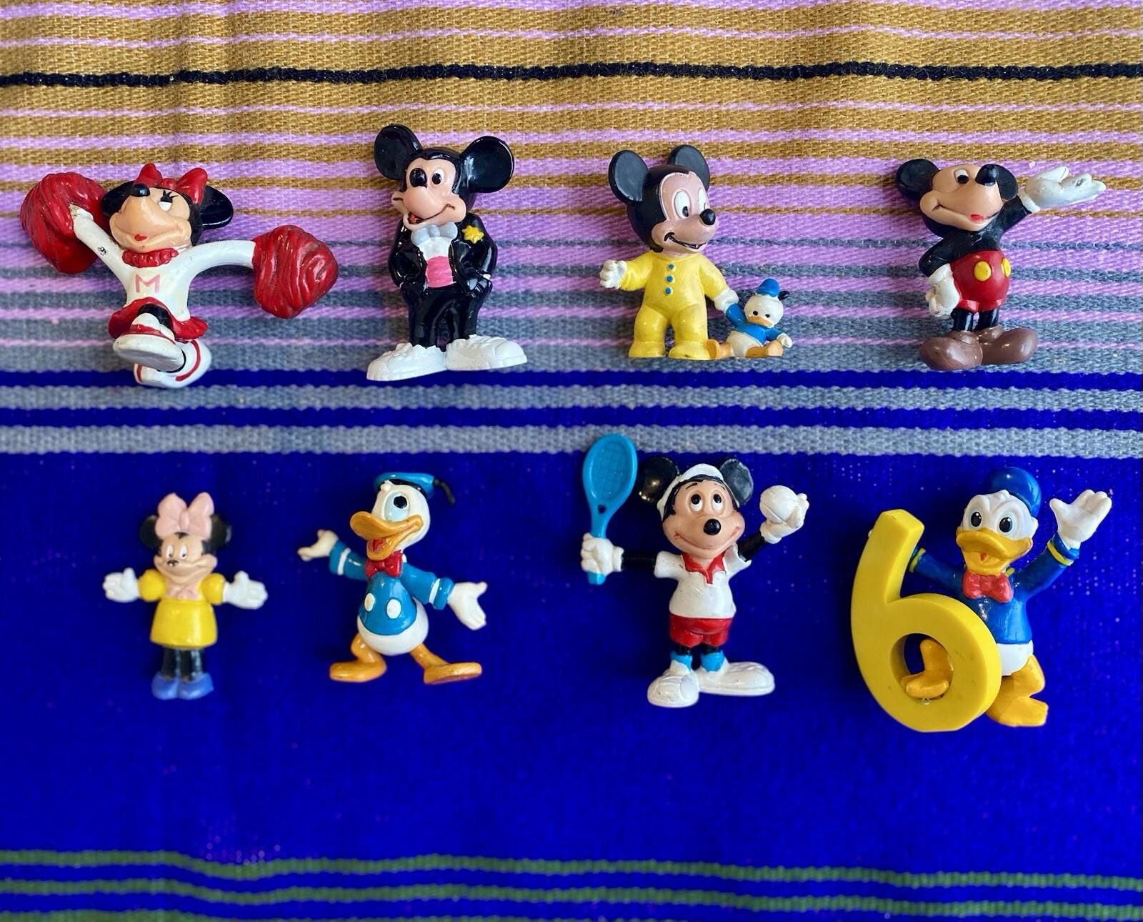 Vintage 80s 90s Walt Disney Character PVC Figures Lot! Mickey