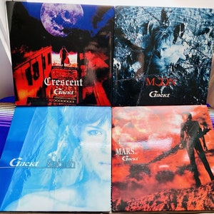 GACKT Moon, Mars, Rebirth, Crescent Giant SACD Albums + Lyric Book