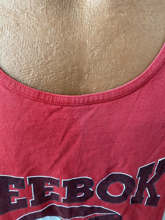 Vintage 90s Red & Black REEBOK Sleeveless Muscle … - image 4