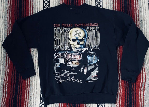 1999 WWF Stone Cold Steve Austin TEXAS RATTLESNAKE Sweatshirt