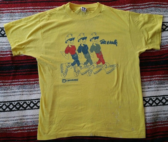 converse yellow t shirt