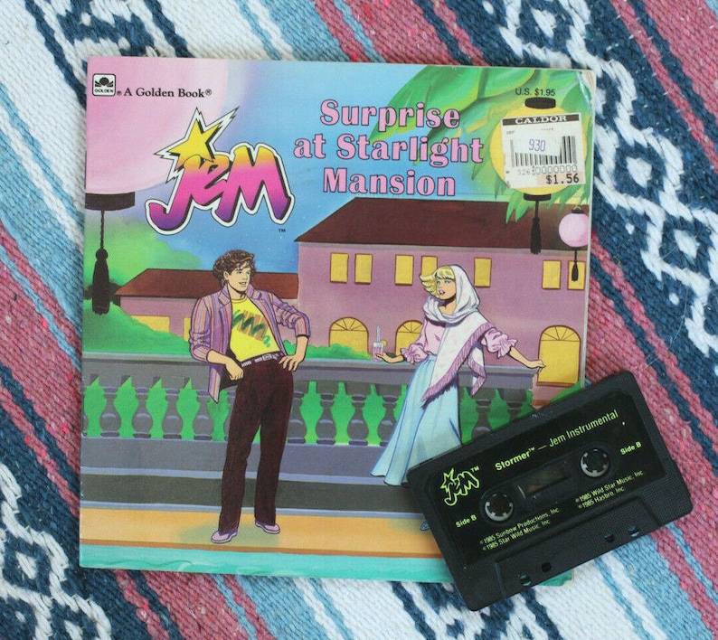 Vintage 1986 Jem and the Holograms Book * Surprise at Starlight Mansion *