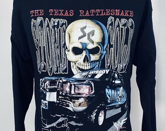 1999 WWF Stone Cold Steve Austin TEXAS RATTLESNAKE Sweatshirt