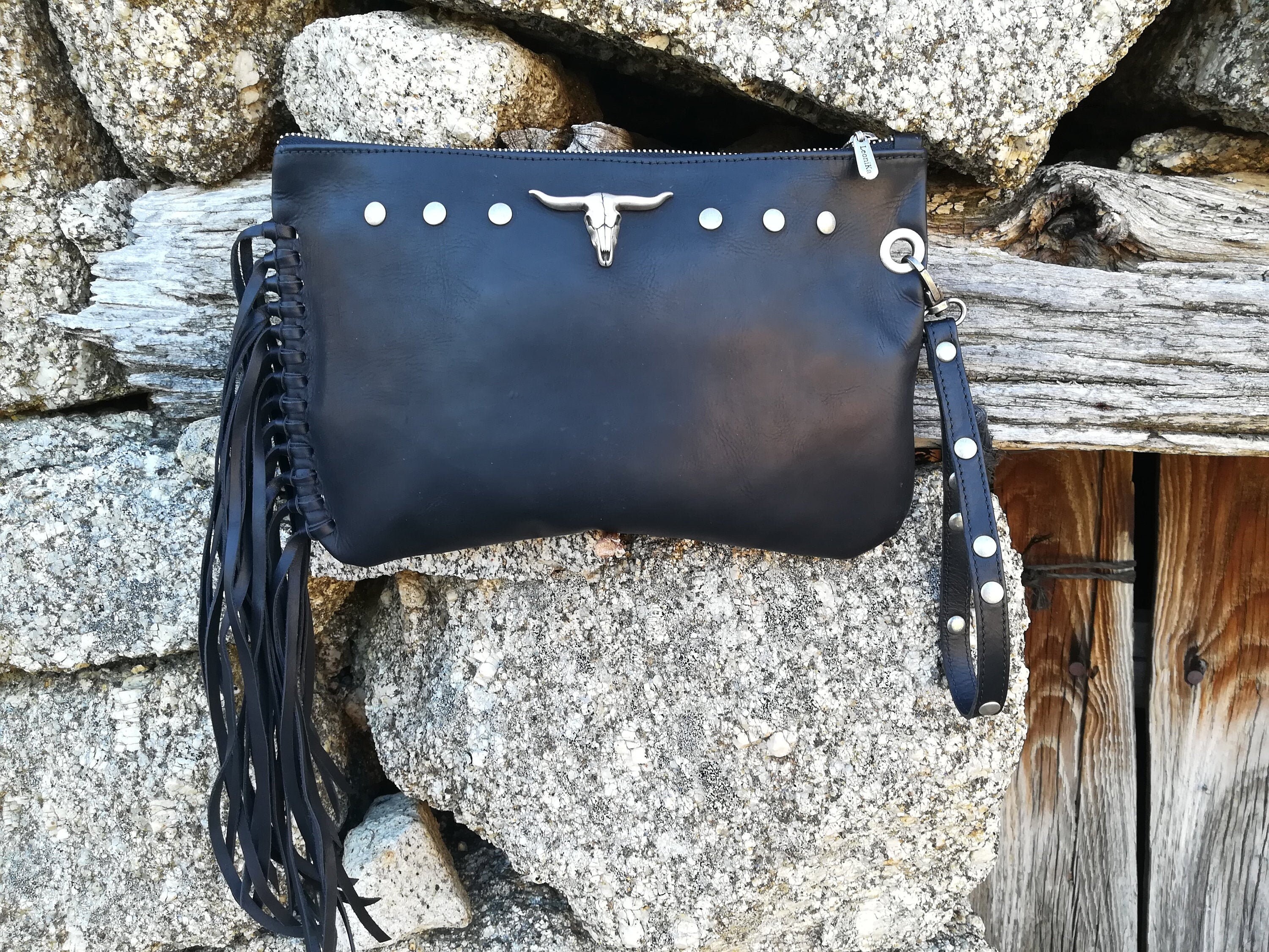 Leonika Bolso De Cuero Hecho A Mano Bolsos De Cuero Hechos A Mano