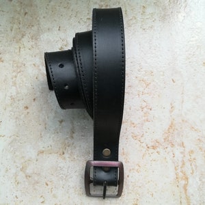 Leather Belt, Full Grain Leather Belt, Hand Made Black Leather Belt, Casual Belt, Mens Premium Leather Belt, Cowhide Belt, Spanish Leather