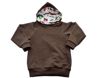 brown sweatshirt outfit