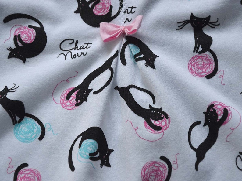 organic dress 100/% cotton white tunic clothes for girl coming home outfit DRESSTUNIC for girl tunic with cats toddler girl dress