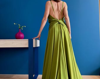 Like the Atonement Dress. in Style of Keira Knightly Green Dress. 1920's  1930's Style Evening Dress. Prom, Evening, Wedding Dress. UK - Etsy