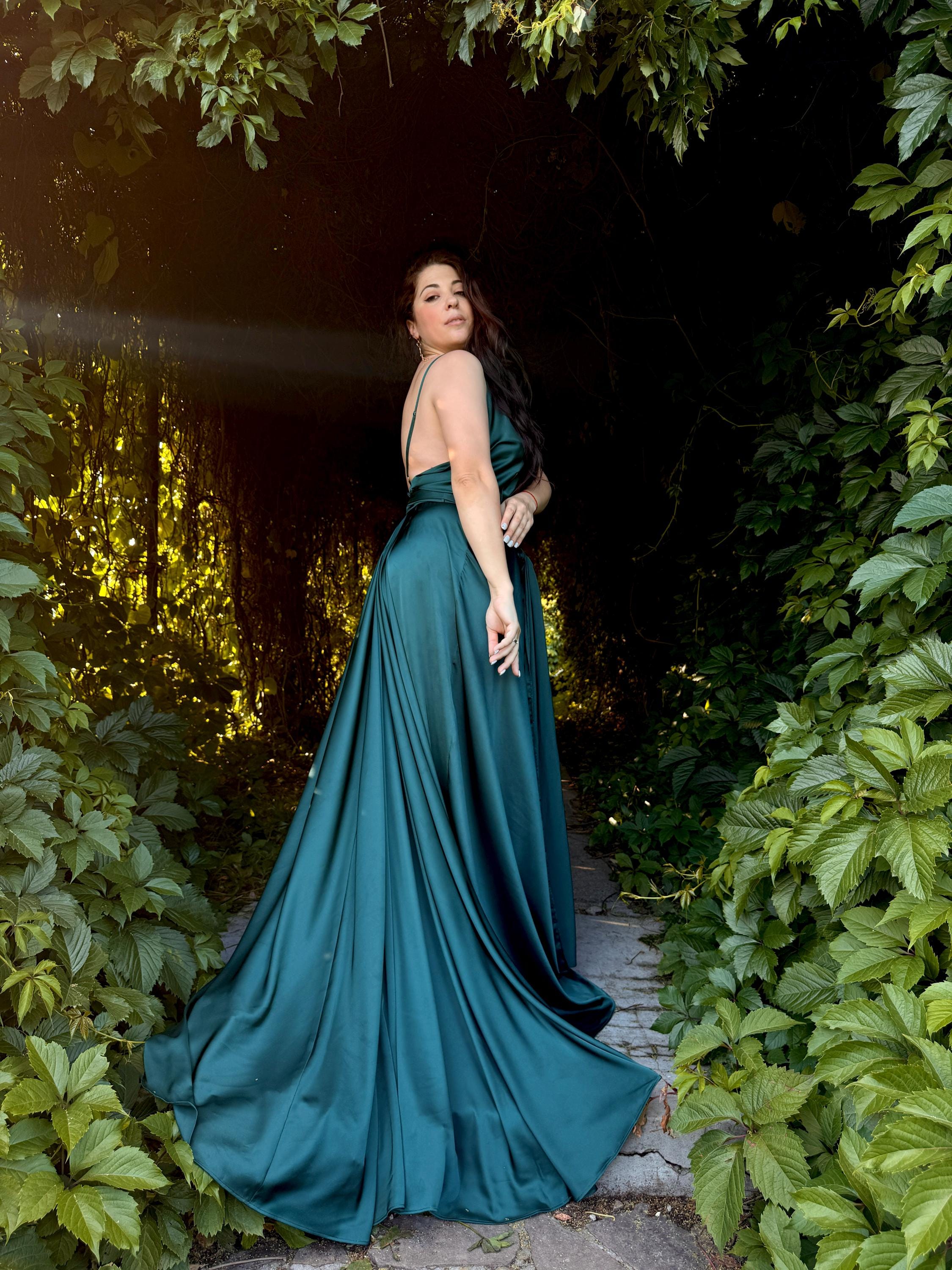 slim fit dress slacks Keira Knightley Same Style Green Vintage Evening Dress in Movie Atonem –  Jolly Vintage