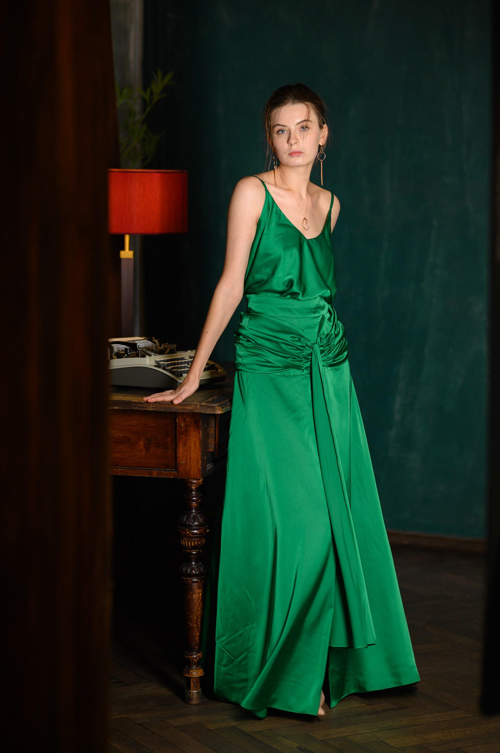 green red carpet dresses Atonement Inspired Dress AI26