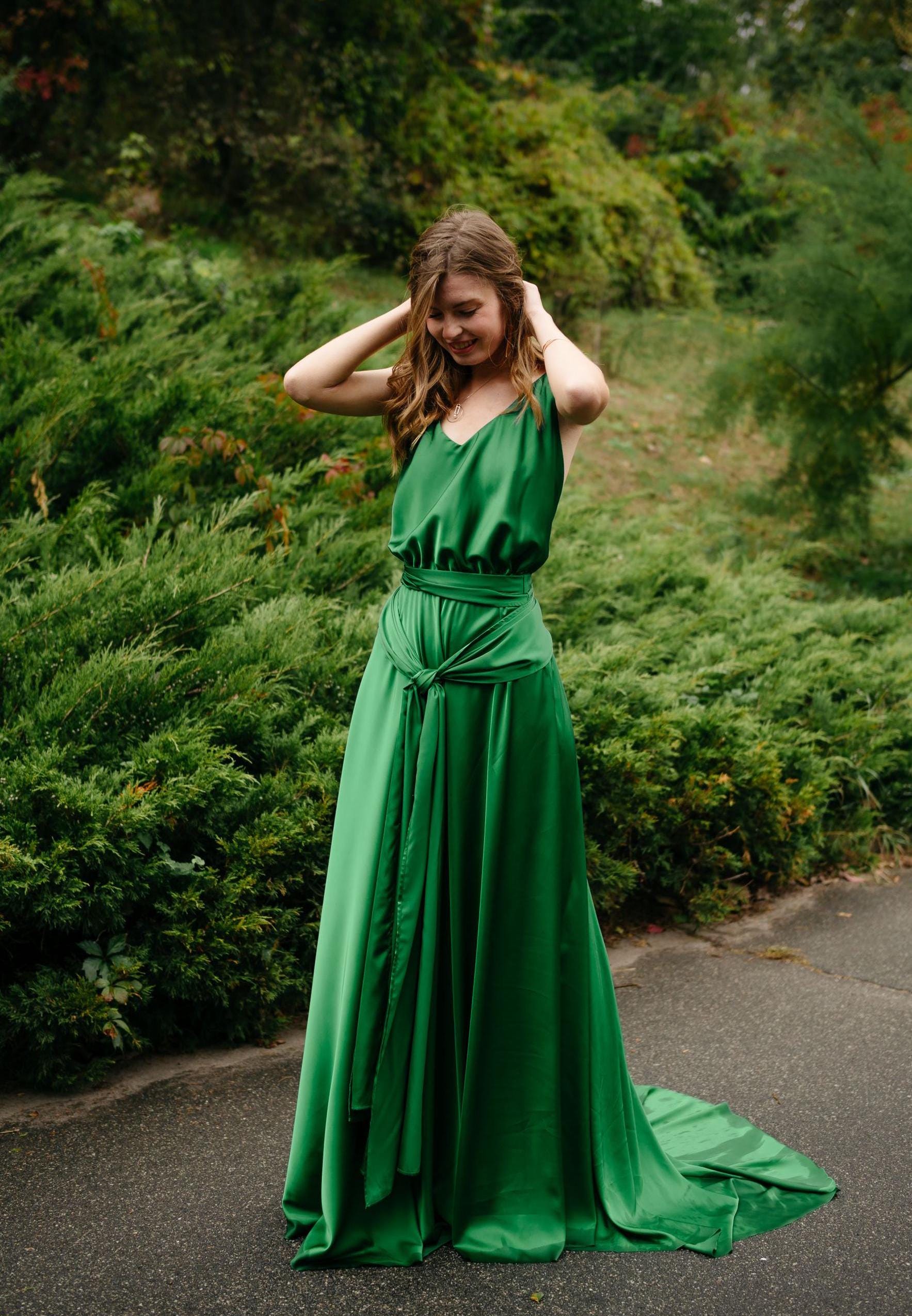 Cecilia Atonement Green Dress - Etsy