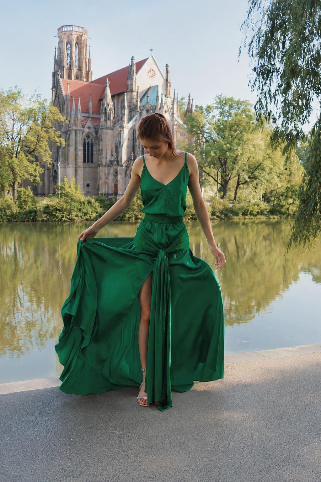 Keira Knightley Green Dress