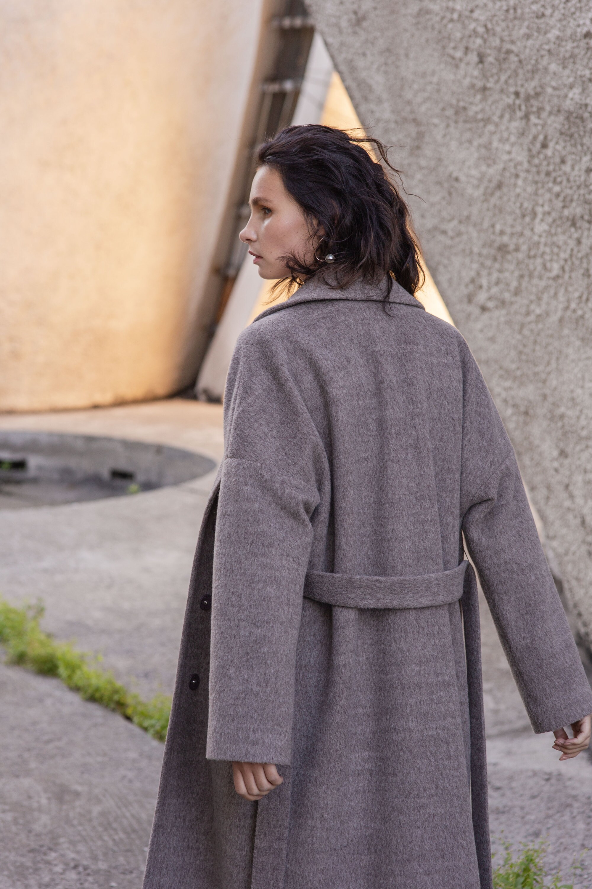 Cotton nighty with overcoat shop