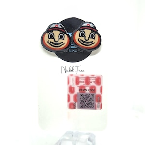 Brutus Buckeye Shiny Studs Officially Licensed Ohio State University Earrings Grad Gift Idea Best Seller Ohio State Football Game Day