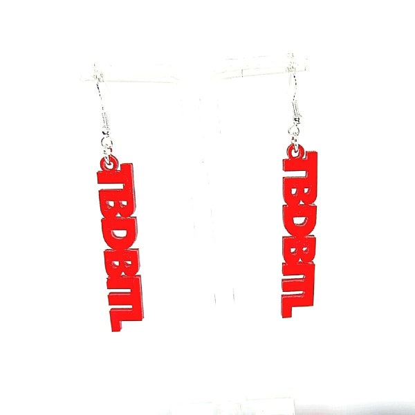 TBDBITL Ohio State University Officially Licensed Dangles Earrings OSU Marching Band Gift Idea Go Bucks Handmade in Columbus Ohio Earrings