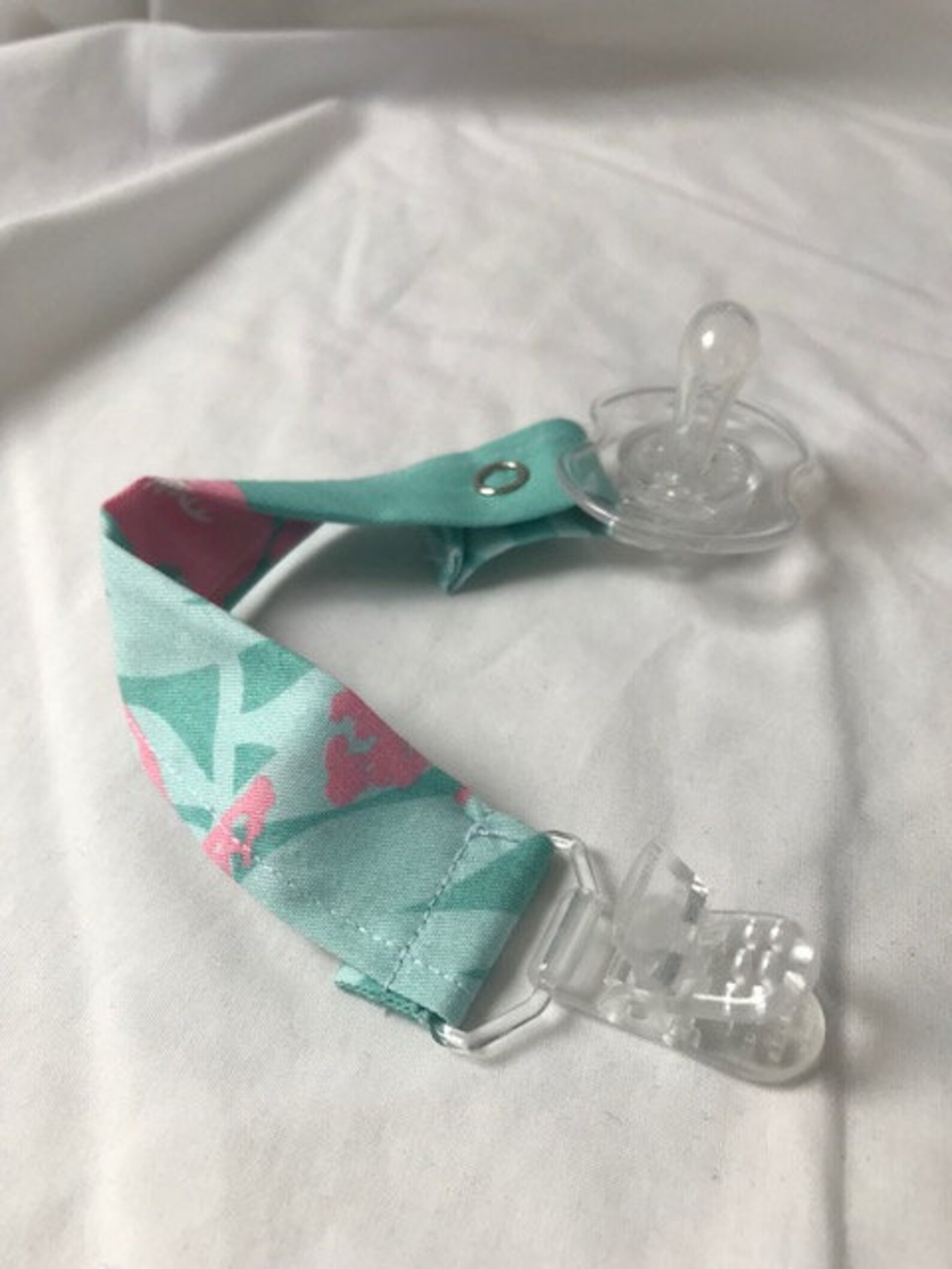Handmade baby dummy clips Etsy
