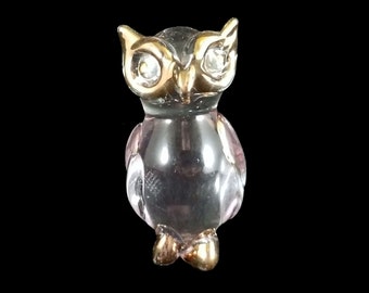 Hand blown glass owl