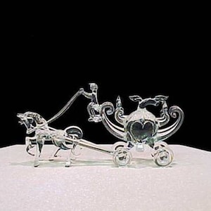 Cinderella Coach wedding cake top