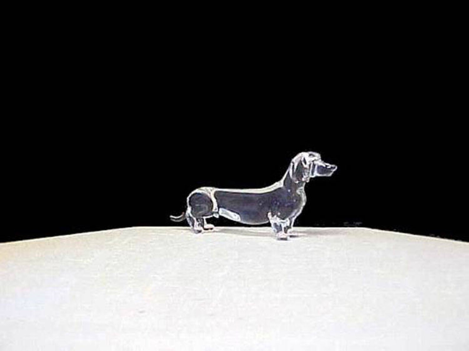 Hand Blown Glass Dachshund Figurine Collectible. Etsy