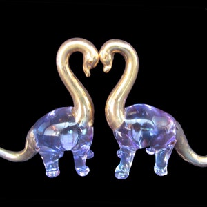Brontosaurus figurine wedding cake topper