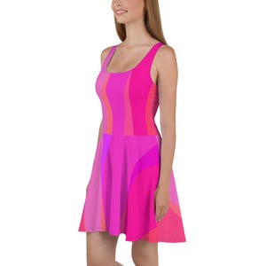 Girls Star Multicolour skater dress