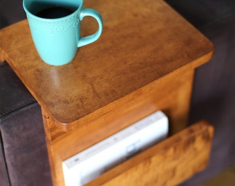 Arm Rest Table for Narrow Couch Arms