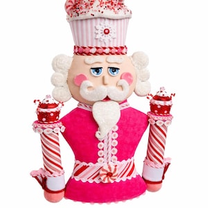 Nutcracker Wreath Attachment, Sweet Cheeks Nutcracker, Nutcracker Decorations, Traditional Christmas, Candyland Christmas, Happy Herd,