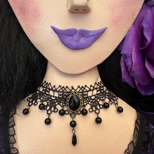 Glam Halloween, Happy Herd, Gothic Halloween, Halloween Wreath, Vampire Wreath, Halloween Door Decor, Wreath for Halloween, XXL Halloween image 10