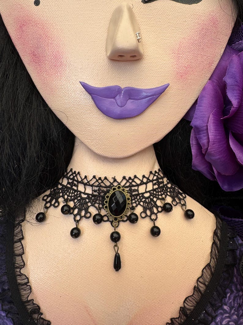 Glam Halloween, Happy Herd, Gothic Halloween, Halloween Wreath, Vampire Wreath, Halloween Door Decor, Wreath for Halloween, XXL Halloween image 10