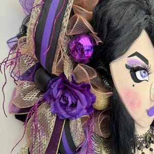 Glam Halloween, Happy Herd, Gothic Halloween, Halloween Wreath, Vampire Wreath, Halloween Door Decor, Wreath for Halloween, XXL Halloween image 11