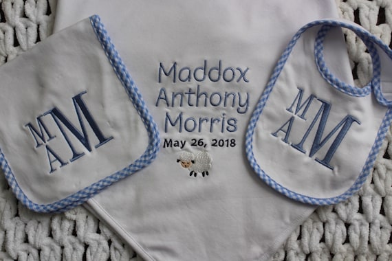 Neutral Newborn Baby 8 Pc Baby Shower Gift Set