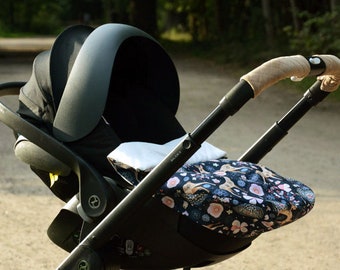 Wasserfest Decke für Babyschale - viele Farbe