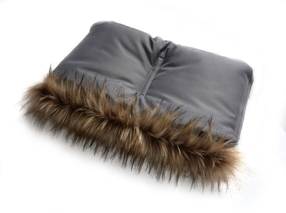 fur hand warmer for pram