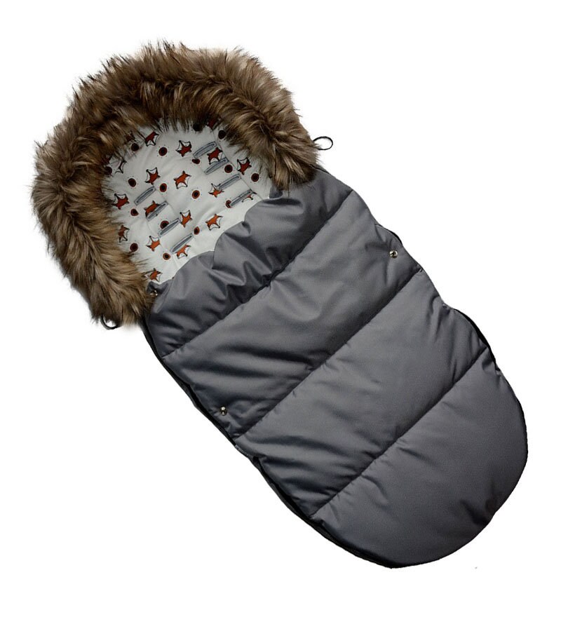 Waterproof Stroller Sleeping Bag With Fur / Stroller Footmuff Etsy