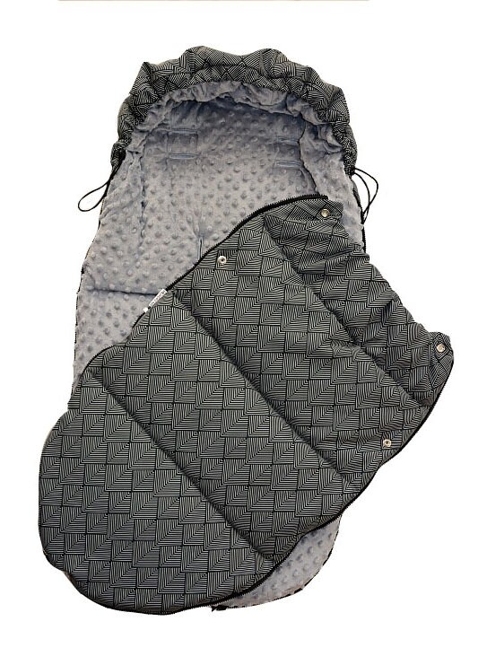 Waterproof stroller sleeping bag with fur / Stroller Footmuff Etsy