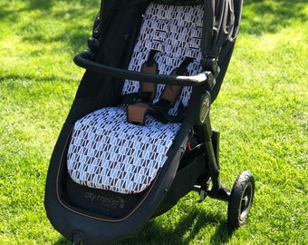 Reversible Custom Stroller liner - Stroller pad - Baby Jogger Liner - Choose your fabric!