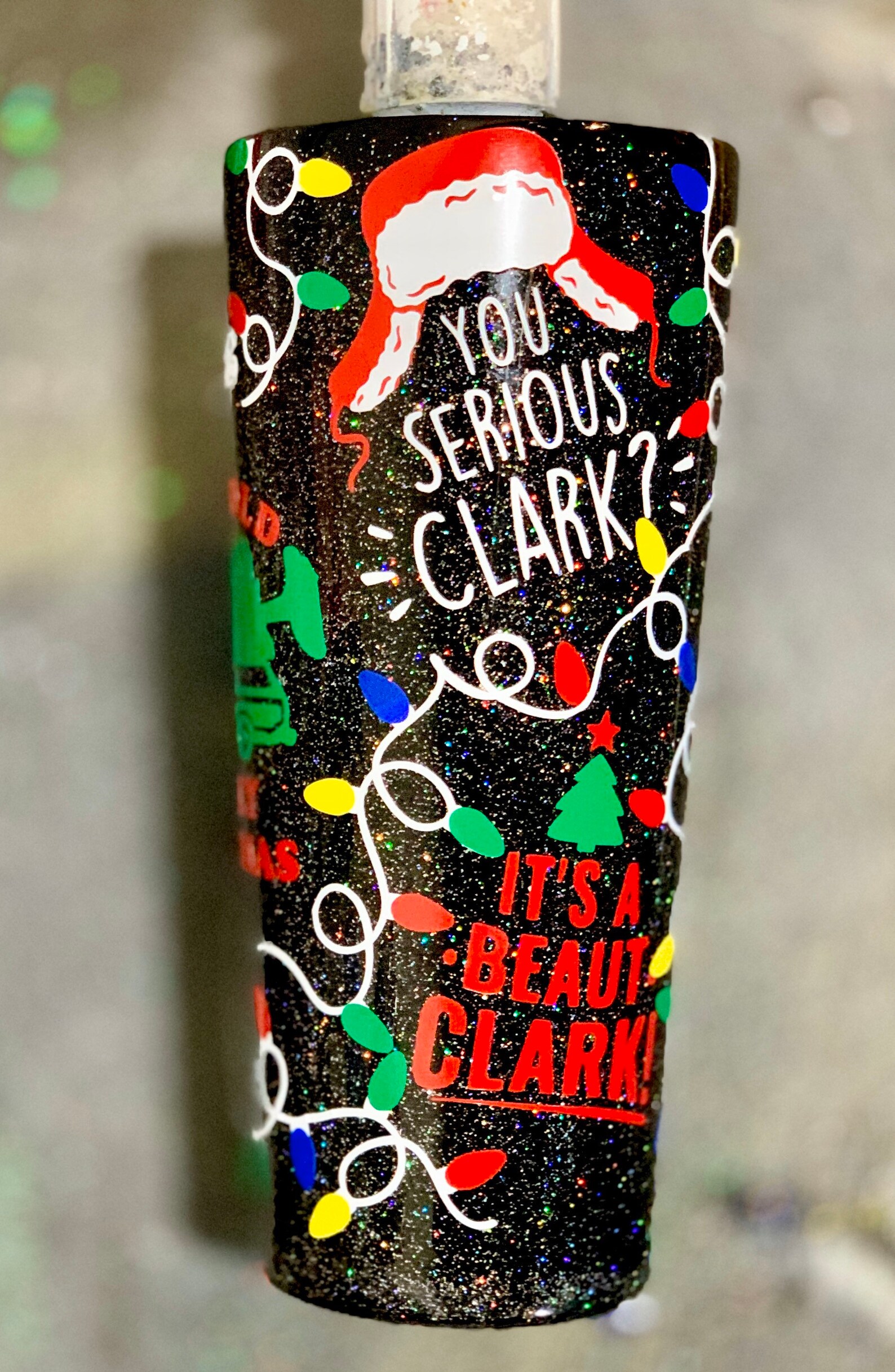 Christmas vacation glitter tumbler Etsy Christmas Tumblrs